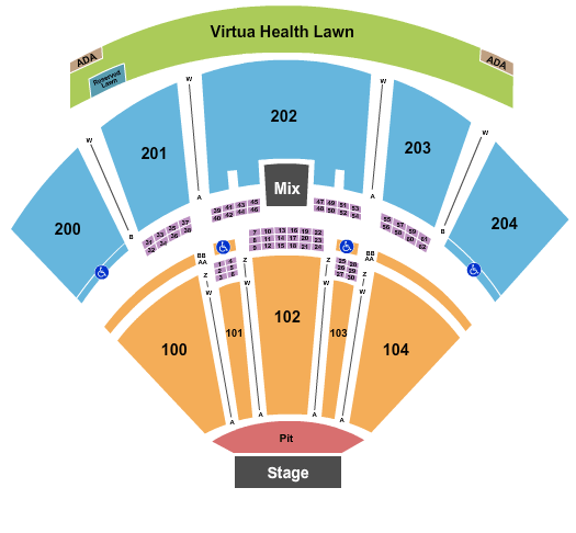 Freedom Mortgage Pavilion Luke Bryan Seating Chart